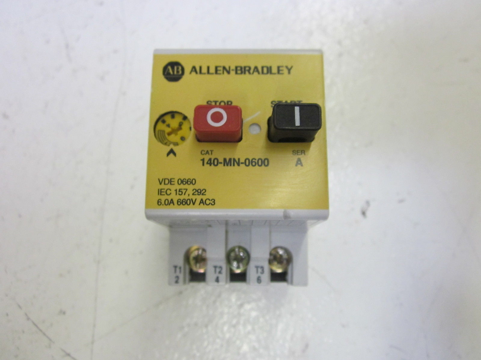 ALLEN BRADLEY 140-MN-0600 SER.A STARTER UNMP