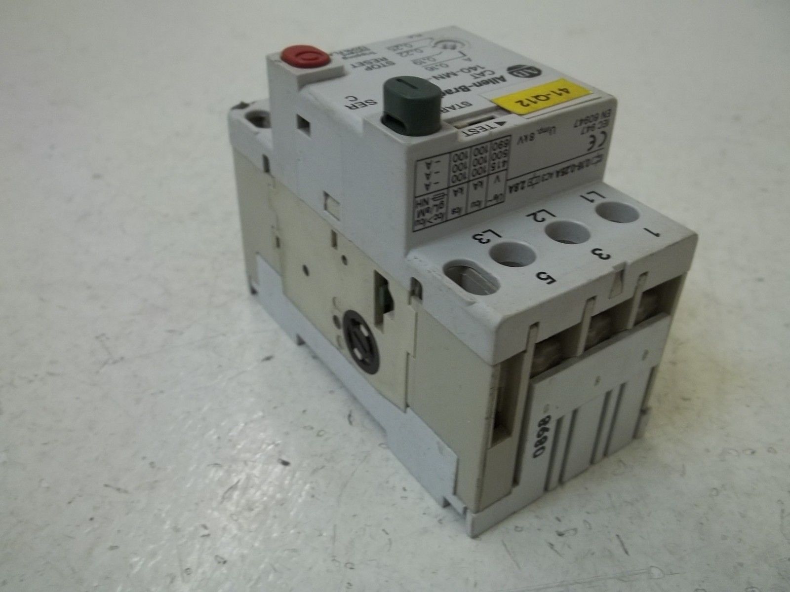 ALLEN BRADLEY 140-MN-0025 SER.C MANUAL MOTOR STARTER CIRCUIT BREAKER UNMP