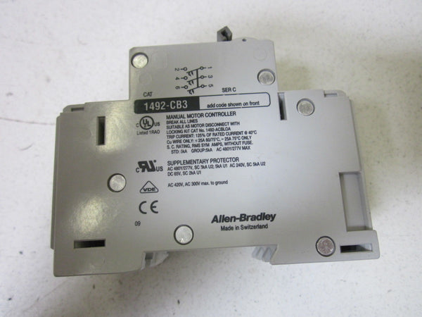 ALLEN BRADLEY 1492-CB3G010 SER. C 1A NSNP