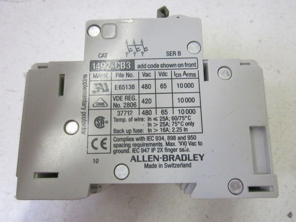 ALLEN BRADLEY 1492-CB3G050 SER. B 5A NSNP