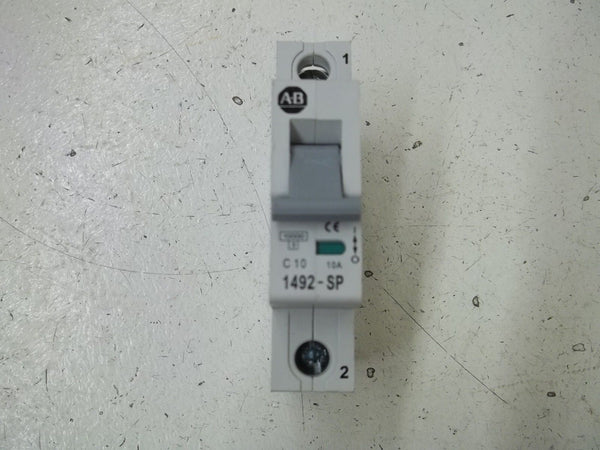 ALLEN BRADLEY 1492-SP1C100 SER. C CIRCUIT BREAKER 10A UNMP
