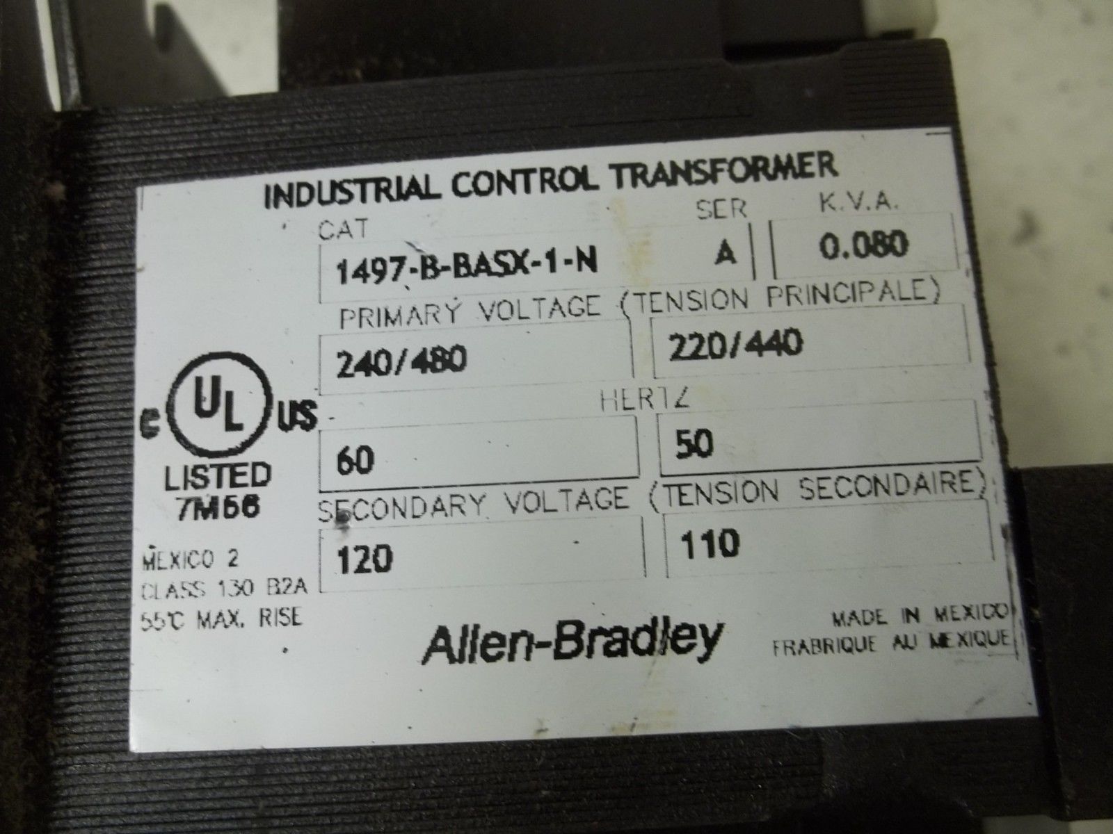 ALLEN BRADLEY 1497-B-BASX-1-NUNMP