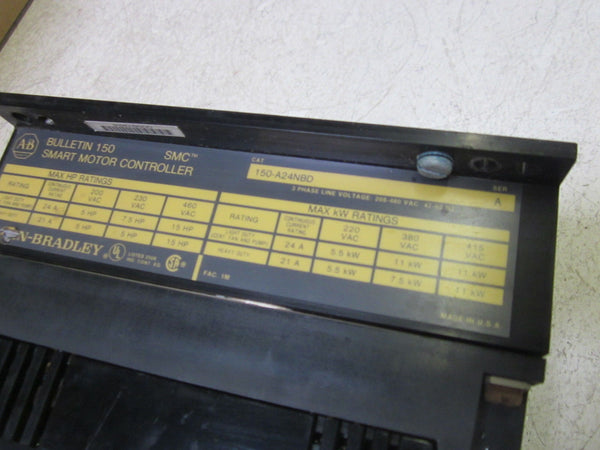 ALLEN BRADLEY 150-A24NBD SER. A MOTOR CONTROLLER UNMP