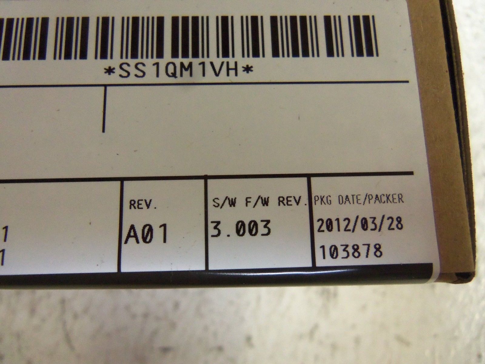 ALLEN BRADLEY 1734-ADN SER. B F/W 3.003 DATE: 2012 NSFS