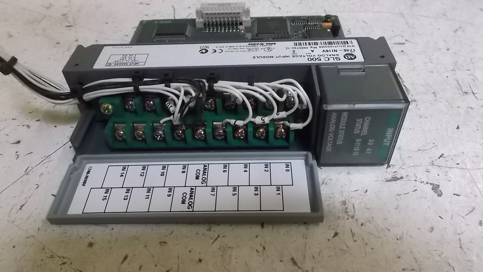 ALLEN BRADLEY 1746-NI16V SER. A UNMP