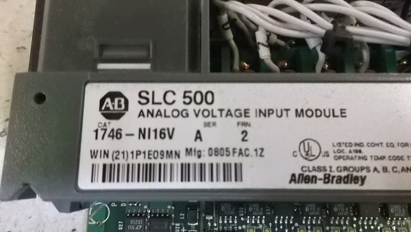 ALLEN BRADLEY 1746-NI16V SER. A UNMP