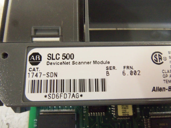 ALLEN BRADLEY 1747-SDN SER. B F/W 6.002 UNMP