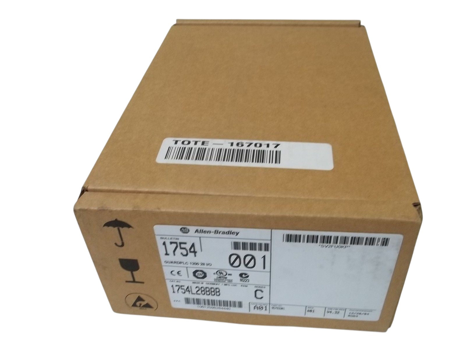 ALLEN BRADLEY 1754-L28BBB SER.C GUARD PLC 1200 NSMP