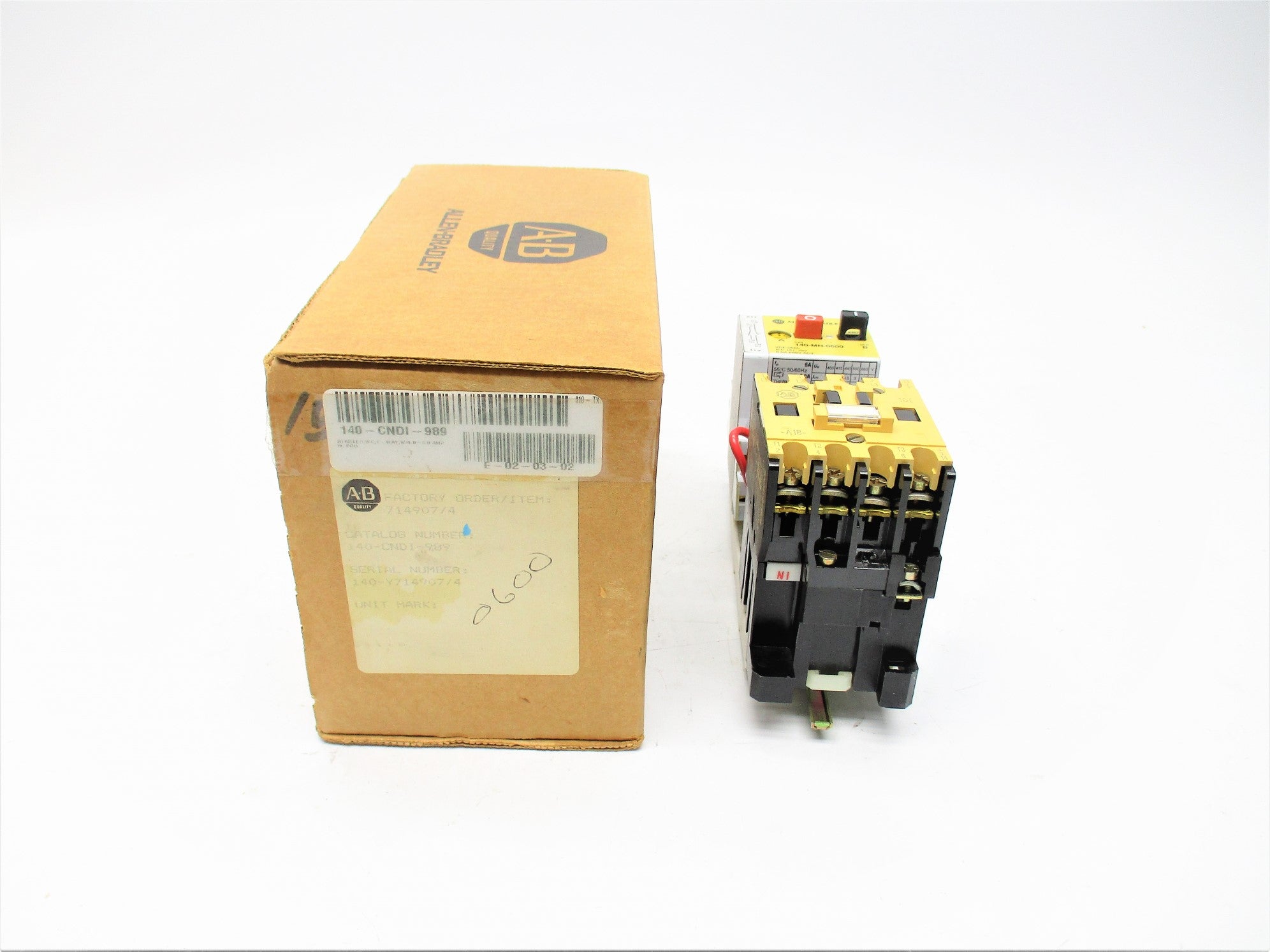 ALLEN BRADLEY 140-CNDI-989 (BR/WH) NSMP