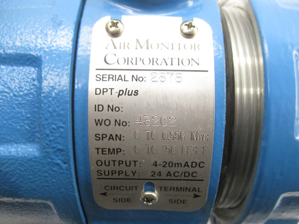 AIR MONITOR CORPORATION VELTRONDPT-PLUS 15PSI 24AC/DC 4-20MADC NSMP