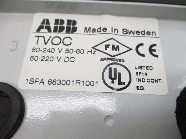 ABB TVOC 1SFA663001R1001 60-240V NSMP