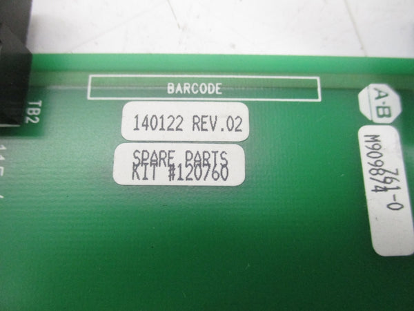 ALLEN BRADLEY 120760 140122 115/230VAC REV.02 NSNP