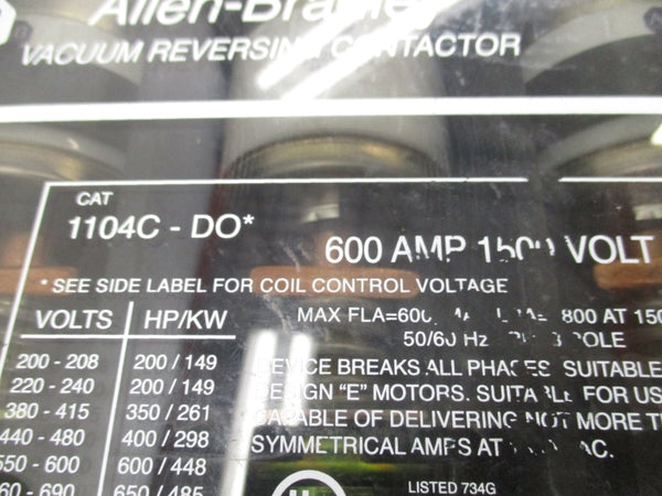 ALLEN BRADLEY 1104C-DOD 110/120VAC 600A UNMP