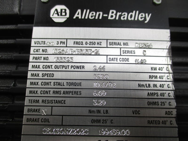 ALLEN BRADLEY 1326AB-B515E-21 SER. C 460V 6.09A NSNP