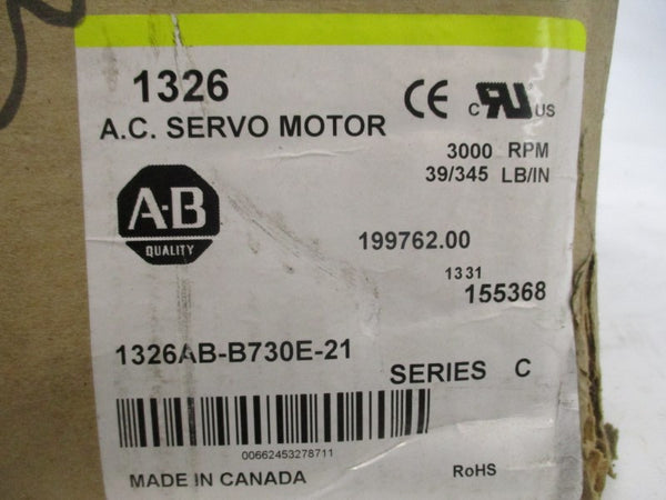 ALLEN BRADLEY 1326AB-B730E-21 SER. C NSFS