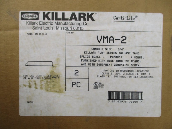 HUBBELL VMA-2 (PKG OF 2) NSMP