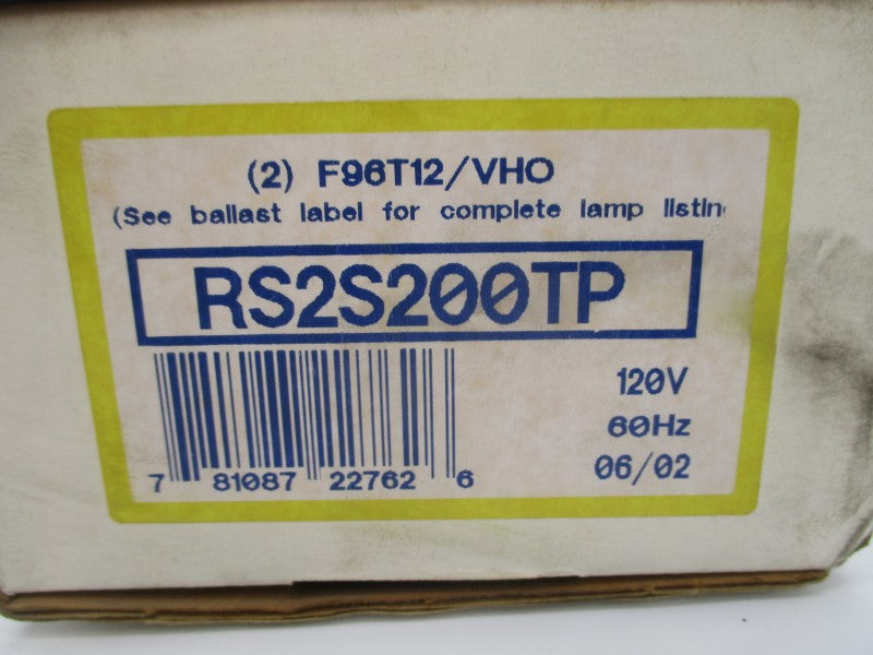 ADVANCE RS-2S200-TP 120V 3.88A NSMP