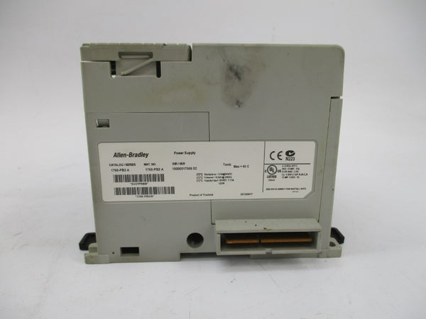 ALLEN BRADLEY 1768-PB3 SER. A 24VDC 7.15A UNMP