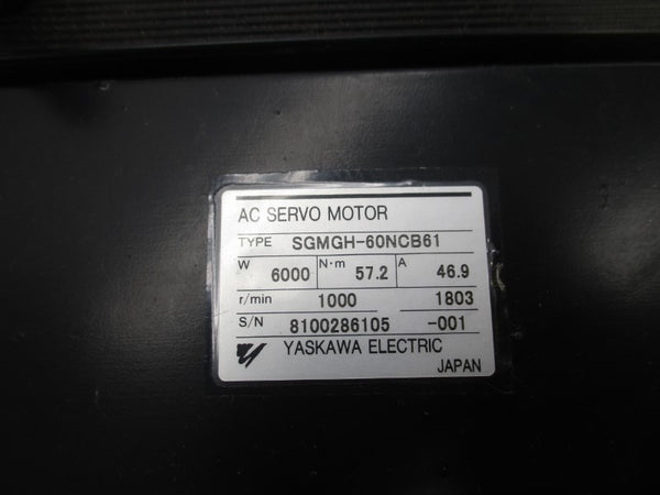 YASKAWA SGMGH-60NCB61 46.9A NSNP