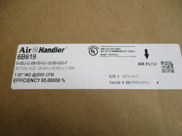 AIR HANDLER 6B619 0-00J-C-08-00-IU-12-00-GG-F NSMP