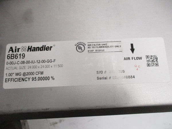 AIR HANDLER 6B619 0-00J-C-08-00-IU-12-00-GG-F NSMP