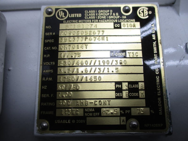 ALFA LAVAL 9634082299 230/460//190/380V 3.2/1.6//3/1.5A NSNP