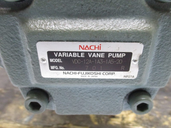 NACHI VDC-12A-1A3-1A5-20 701R NSNP
