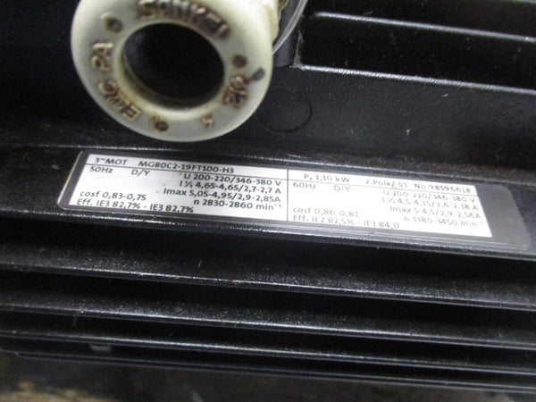 GRUNDFOS MTR3-23/7D-M-A-AQQV A98880062P11513 380V 2.38A NSNP