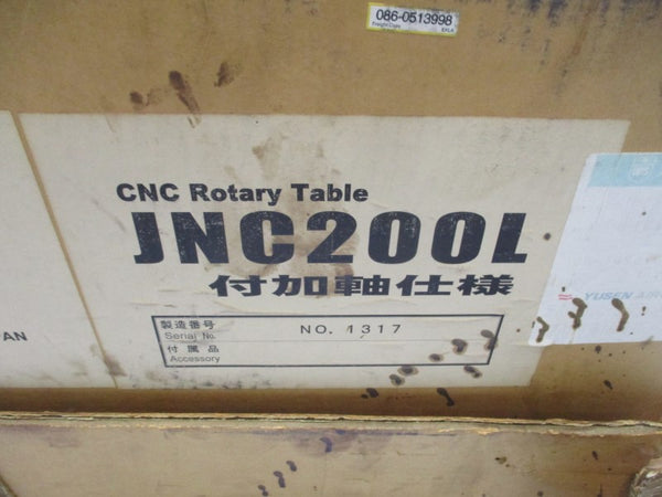 YUKIWA CNC ROTARY TABLE JNC200L NSMP