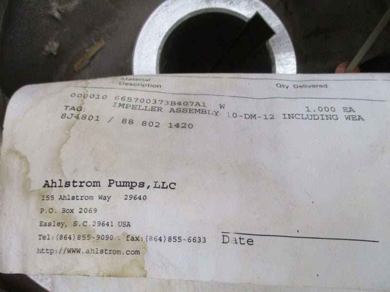 AHLSTROM PUMPS 10-DM-12 NSMP