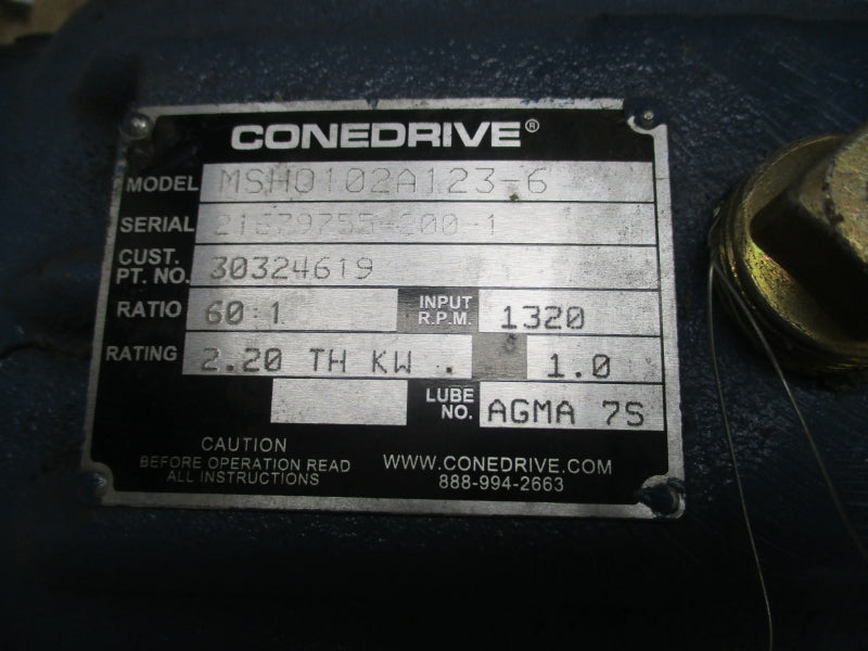 CONEDRIVE MSHO102A123-6 NSNP