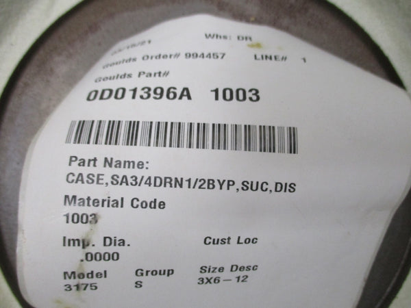 GOULDS CASING 3175 3X6-12 NSMP