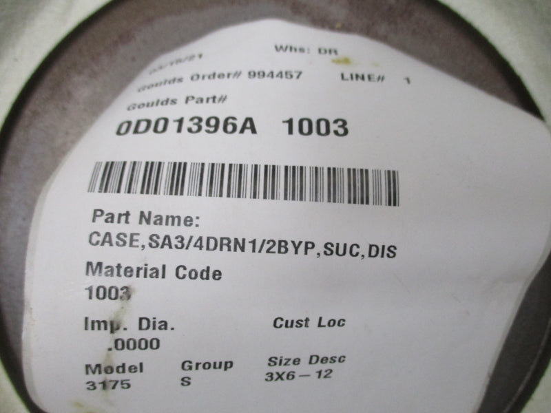 GOULDS CASING 3175 3X6-12 NSMP