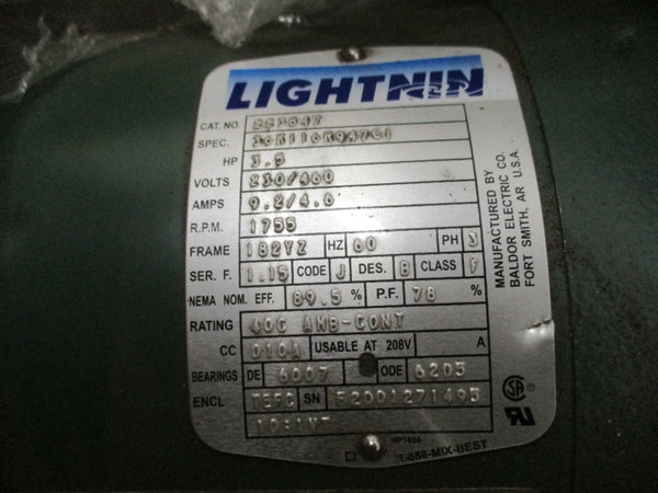 LIGHTNIN 223847 230/460V 9.2/4.6A NSMP
