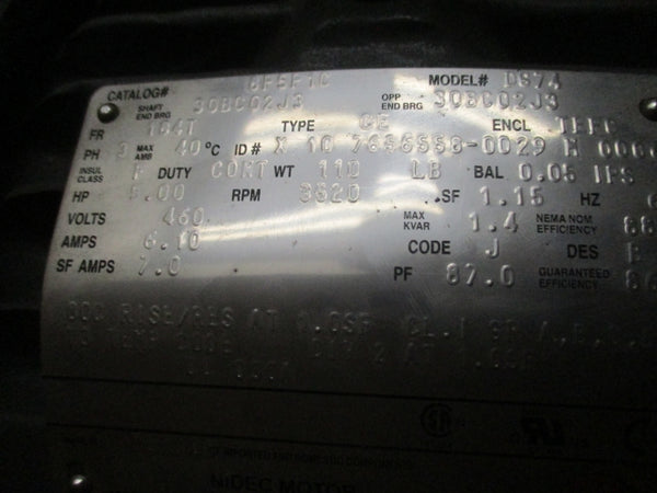 US MOTORS 8P5P1C D674 460V 6.10A NSFS