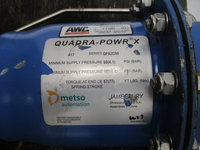 JAMESBURY QPX2C/M 100PSI UNMP