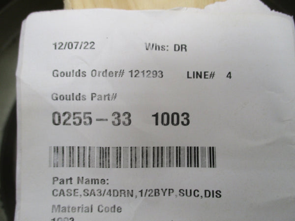 GOULDS CASING 3175 8X10, 8X14-14 NSMP