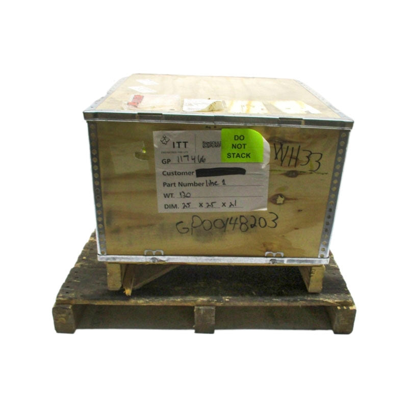 GOULDS SIDEPLATE SUCTION 3175 8X10, 8X14-22 NSMP