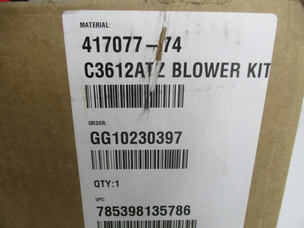 BALDOR 417077-74 C3612ATZ BLOWER KIT  208-230/460V 4.2-4/2A NSMP