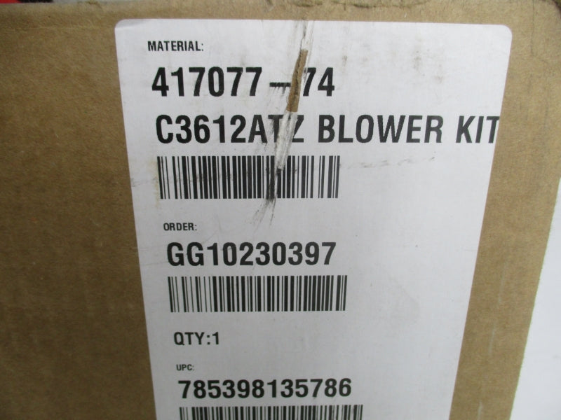 BALDOR 417077-74 C3612ATZ BLOWER KIT  208-230/460V 4.2-4/2A NSMP