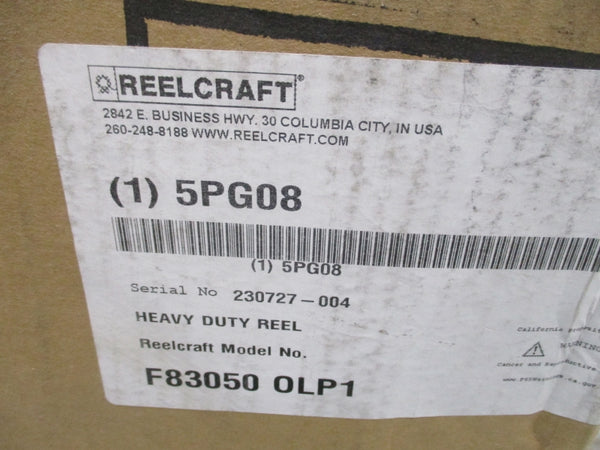 REELCRAFT 5PG08 F830500LP1 NSMP