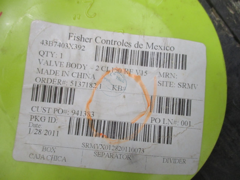 FISHER V150 SIZE 2 SST 1500 NSNP