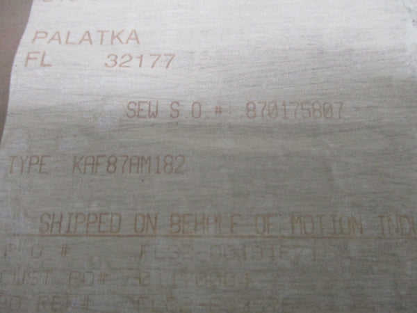 SEW-EURODRIVE KAF87AM182 NSMP