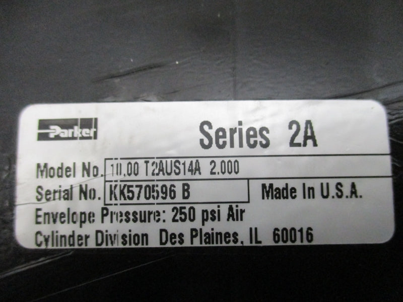 PARKER 10.00T2AUS14A2.000 SER. 2A 250PSI NSNP