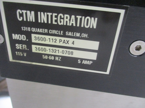 CTM INTEGRATION 3600-112PAX4 115V 5A NSNP