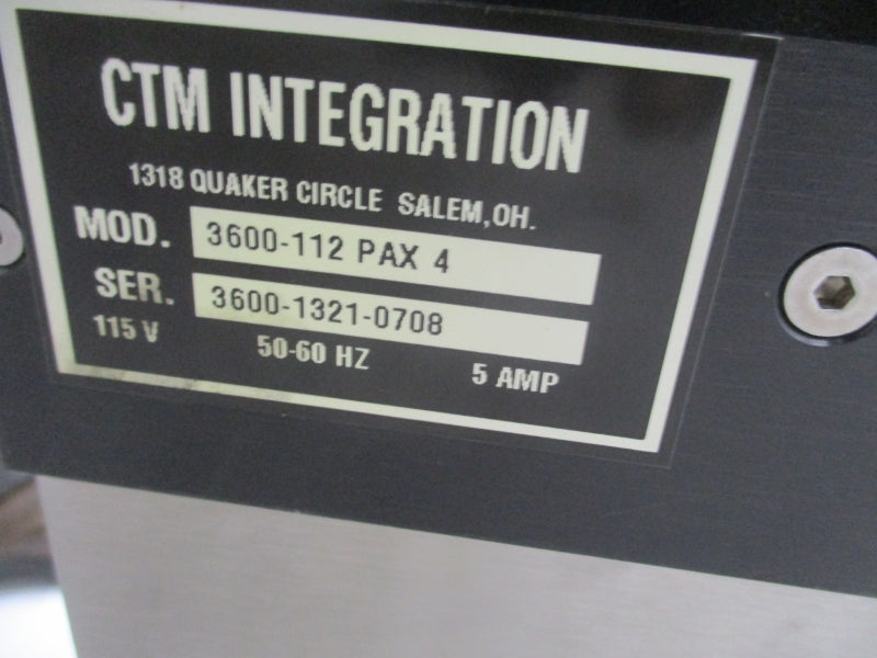 CTM INTEGRATION 3600-112PAX4 115V 5A NSNP