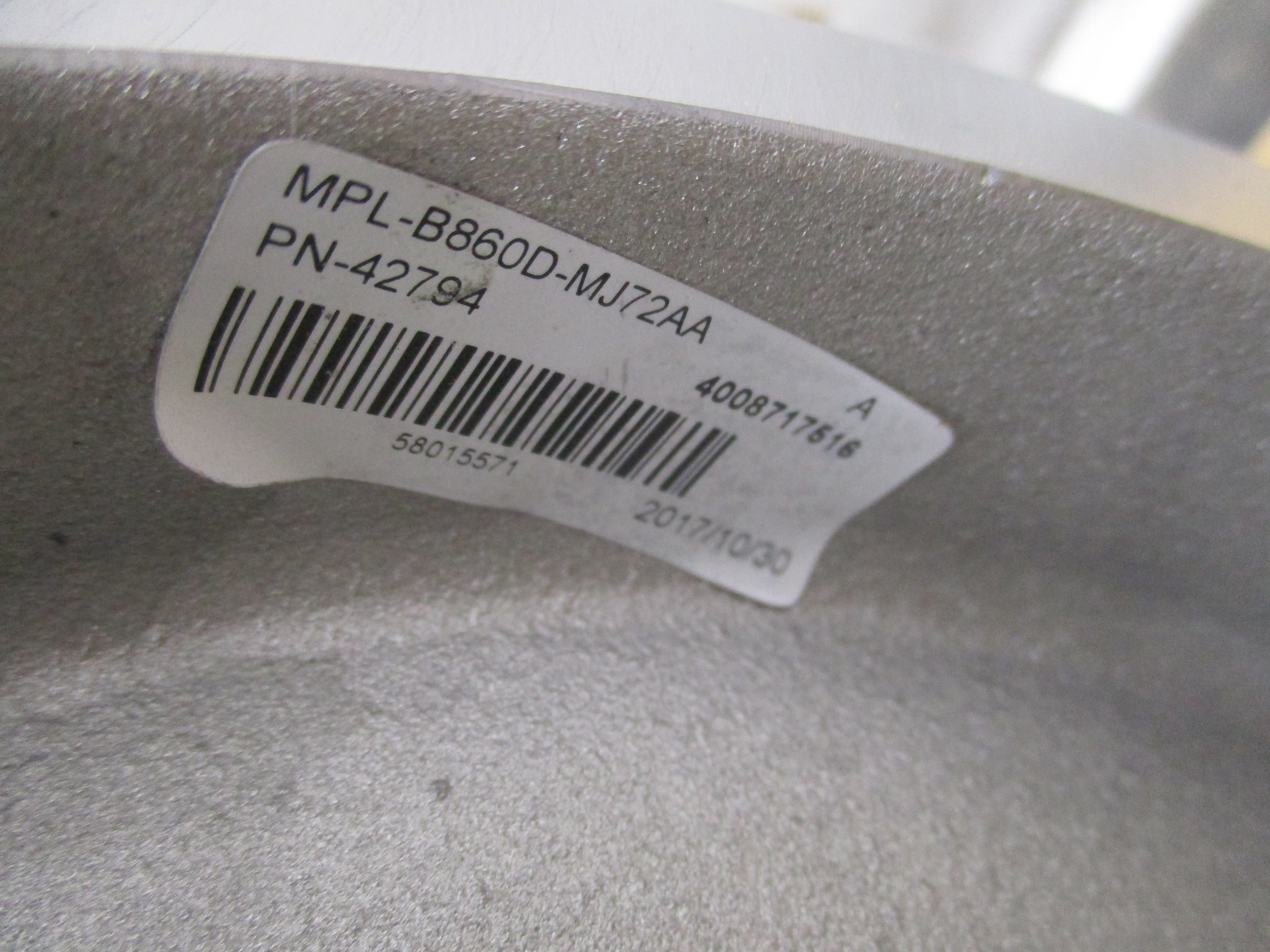 ALEN BRADLEY MPL-B860D-MJ72AA SER. A NSMP