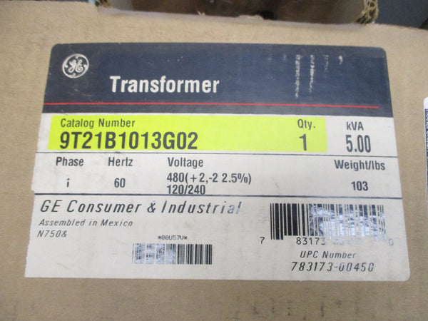 GENERAL ELECTRIC 9T21B1013G02 480V NSMP