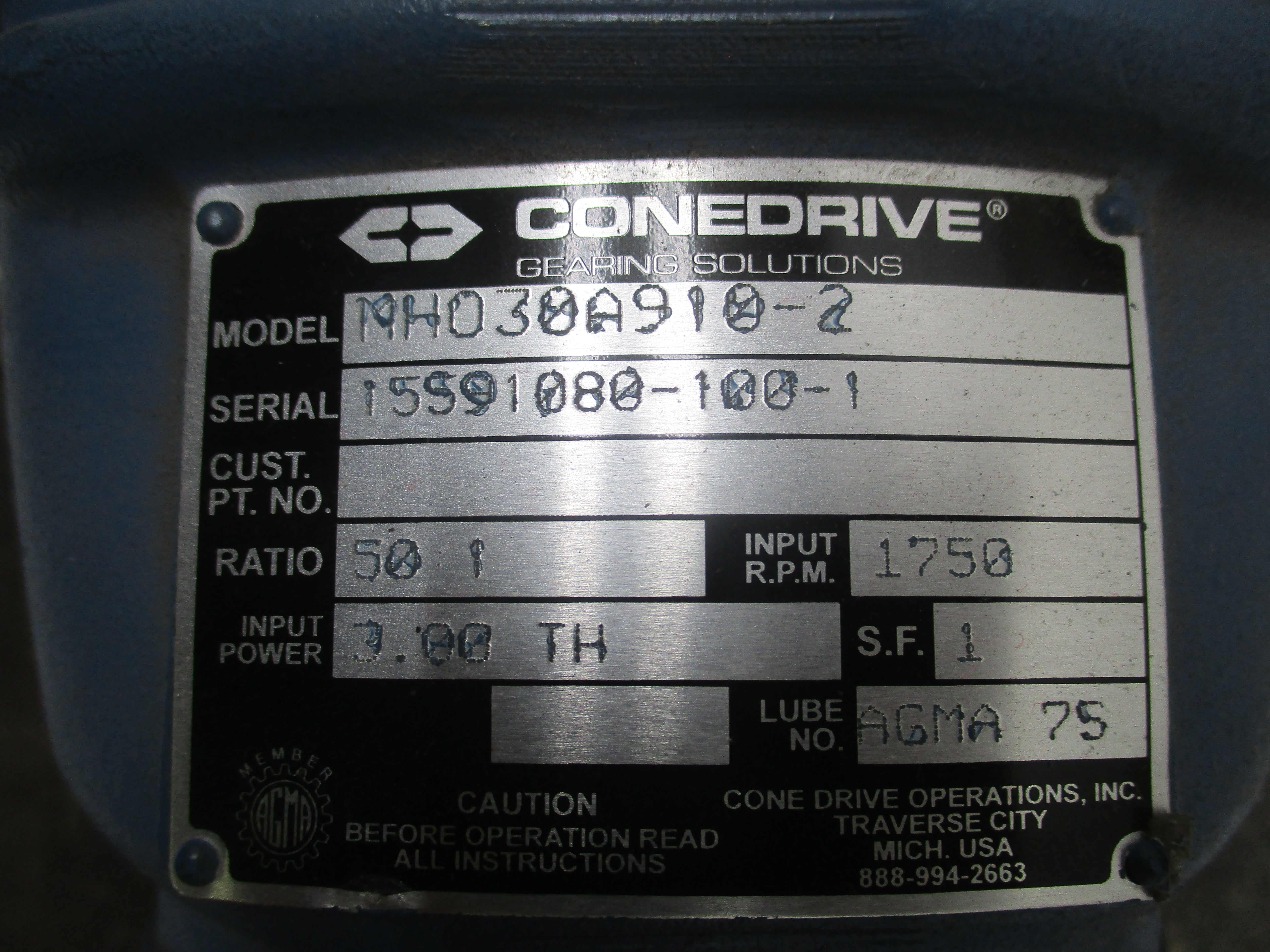 CONEDRIVE NH030A910-2 NSNP
