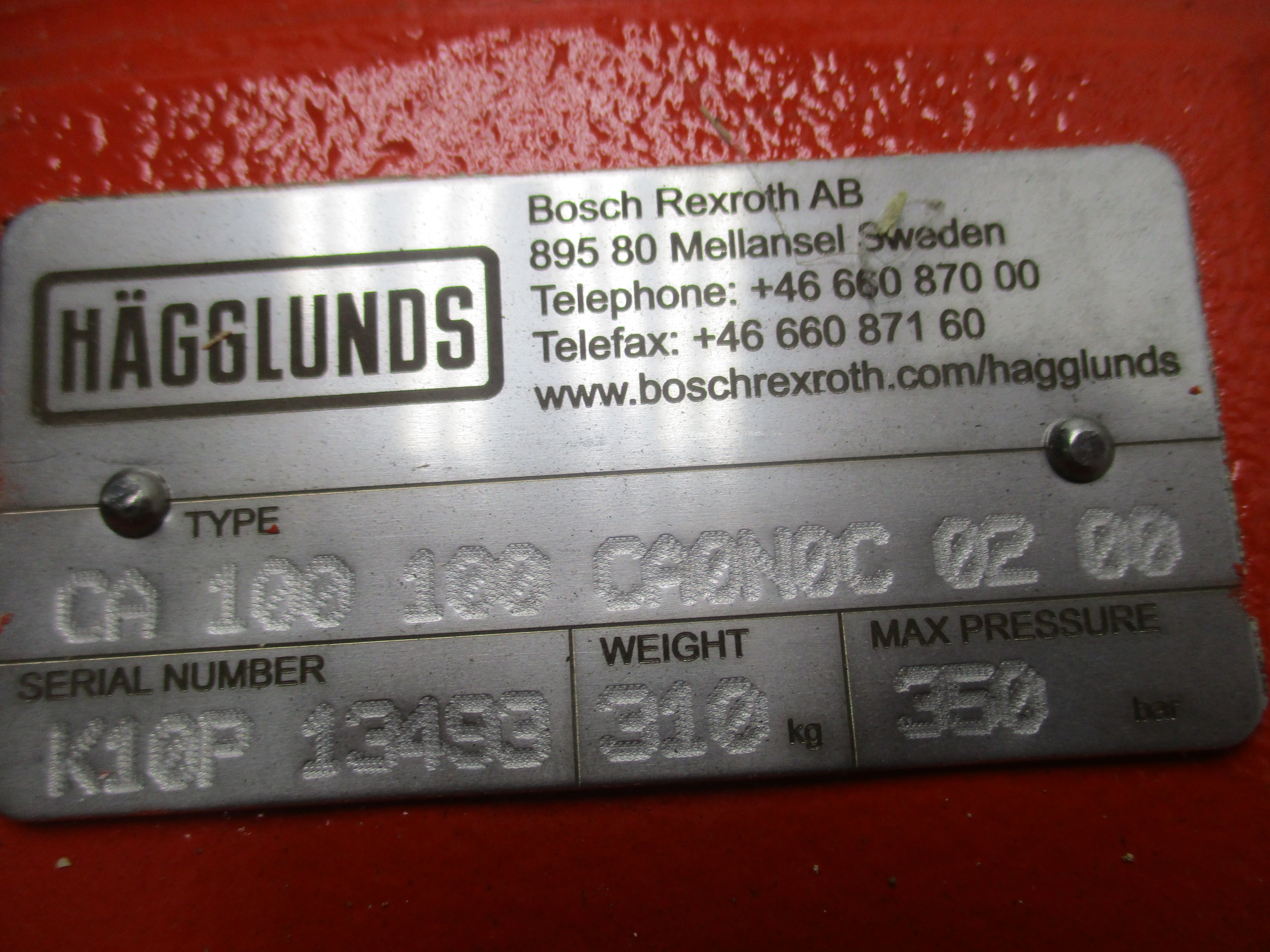 HAGGLUNDS CA100100CA0N0C0200 NSNP